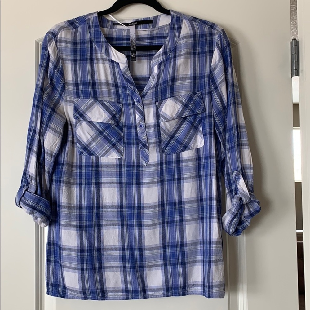 Kensie Plaid Top - Small!